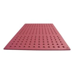 Leisis Floating Baby Mat With Thermoformed Holes Large Red