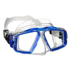 Mares Opera Scuba Diving Mask Blue With Clear Lenses