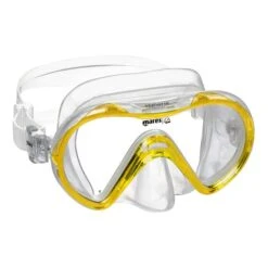 Mares Seahorse Dive Mask Yellow With Clear Lenses Junior