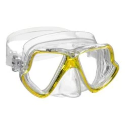 Mares Zephir Dive Mask Yellow With Clear Lenses