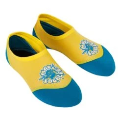 Mad Wave Splash Socks Yellow Blue Junior
