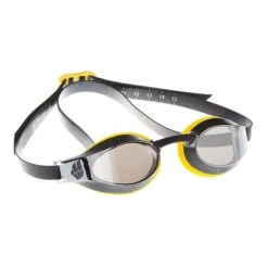 Mad Wave X-Look Mirror Swimming Goggles Yelllow With Mirror Lenses