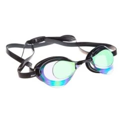Mad Wave Turbo Racer Rainbow Swimming Goggles Lilac