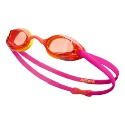 Nike Swim Legacy Goggles Pink With Red Lenses Kids
