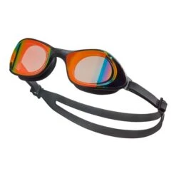 Nike Swim Expanse Swimming Goggles Black With Blue Mirrored Lenses