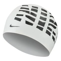 Nike Graphic 3 Swim Cap White Black