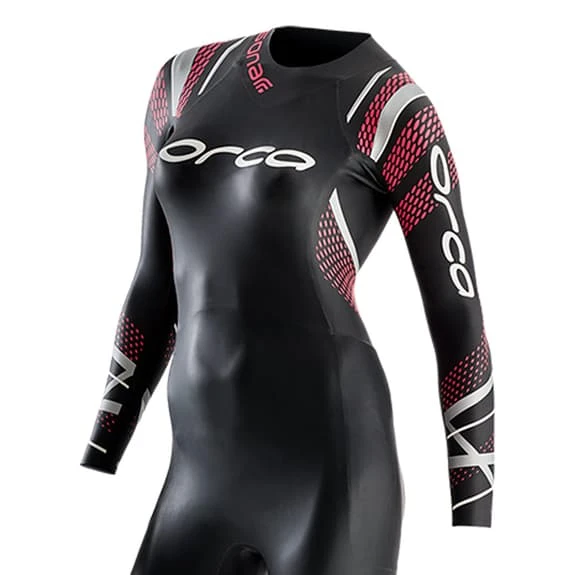 Orca Sonar Wetsuit Black Red Women - Image 5