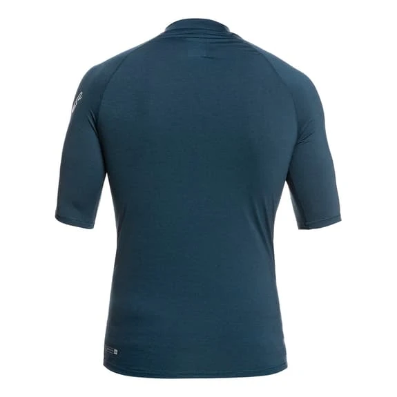 Quiksilver Surf All Time Short Sleeve T-Shirt Navy Blue White - Image 2