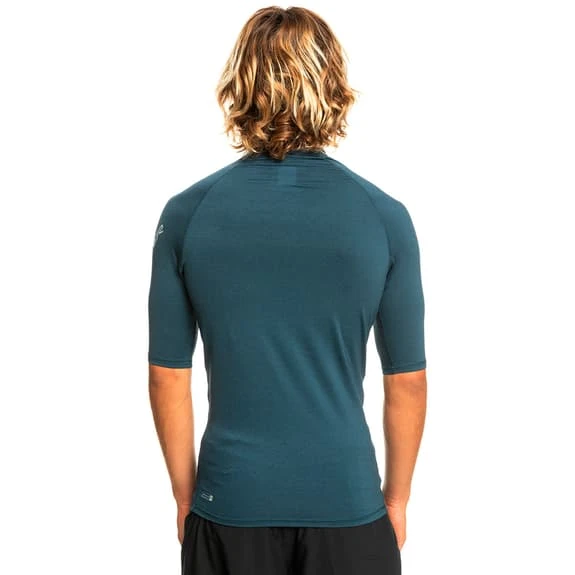 Quiksilver Surf All Time Short Sleeve T-Shirt Navy Blue White - Image 3