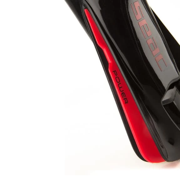 Seac Shuttle Power Fins Black Red - Image 5