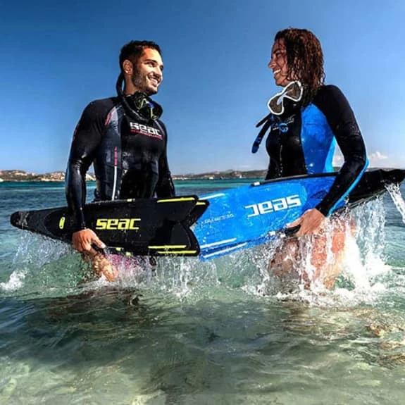 Fins Seac Booster Camo Black Yellow - Image 5