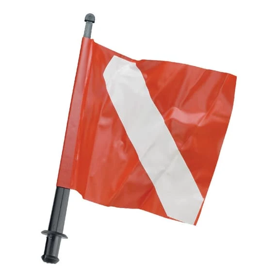 Seac Dive Flag Red White