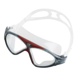 Seac Vision HD Swimming Goggles With Clear Lenses Red