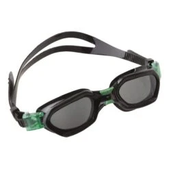 Seac Aquatech Swimming Goggles Black Green With Tinted Lenses