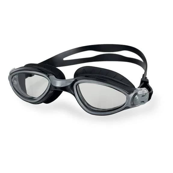 Seac Axis Swimming Goggles Black Grey With Clear Lenses