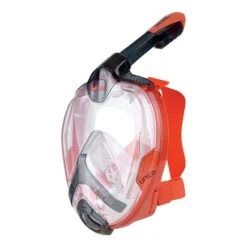 Seac Única Snorkelling Mask Black Red