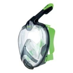 Seac Única Snorkelling Mask Black Green Women