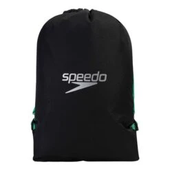Speedo Pool 15L Swimming Bag Black Green
