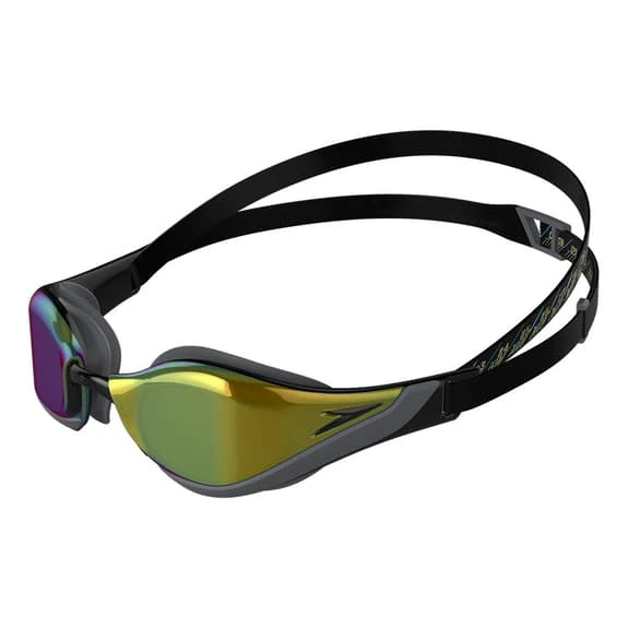 Speedo Fastskin Pure Focus Mirror Goggles Black Lilac Green