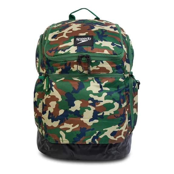 Speedo Teamster 2.0 35L Backpack Green Brown - Image 2