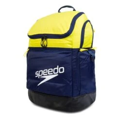 Speedo Teamster 2.0 35L Backpack Navy Blue Yellow