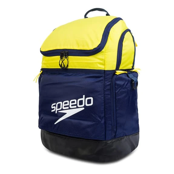 Speedo Teamster 2.0 35L Backpack Navy Blue Yellow