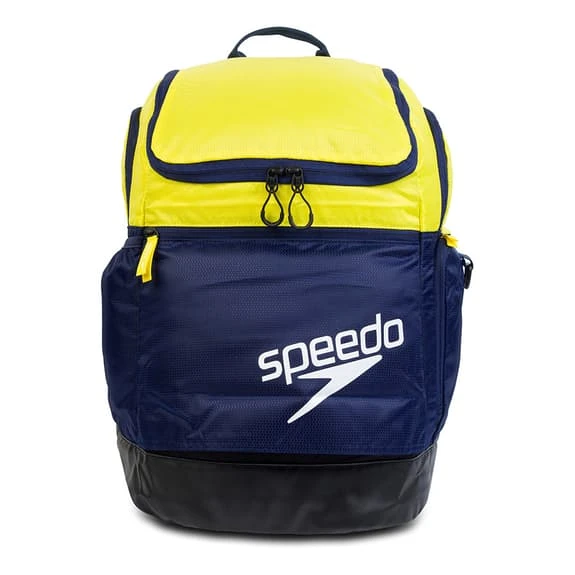 Speedo Teamster 2.0 35L Backpack Navy Blue Yellow - Image 2