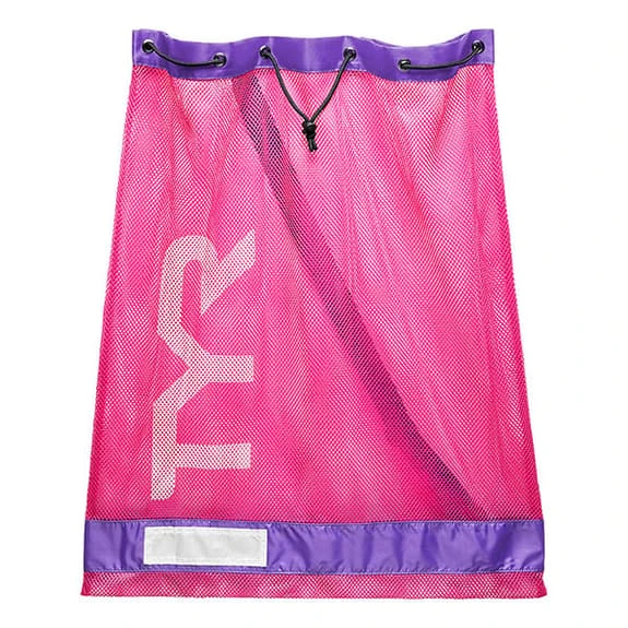 Swimming Bag TYR Mesh 75L Pink Lila