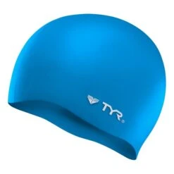 Swimming Cap TYR Silicone Cap Blue