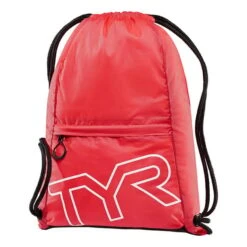 Swimming Bag TYR Draw String 13L Red