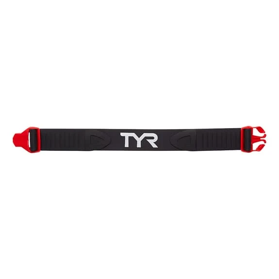 TYR Training Pull Strap Black Red - Image 2