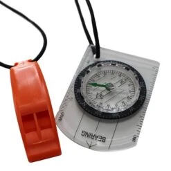 Zone3 Swim-Run Compass & Whistle Bungee Combo Orange White